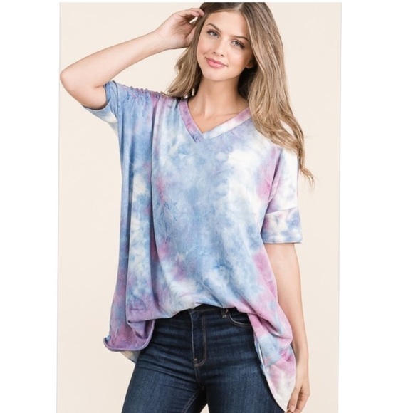 ❤️soft oversized tie-dye top - Picture 4 of 4